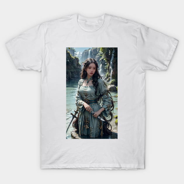 Girl in Oriental Fantasy T-Shirt by XCOLLECTION